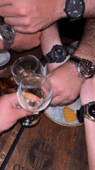 Evening celebration at Aqua Park Ruse opening with dinner and drinks
