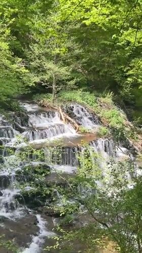 Dokuzak Waterfall trail documented in Stoilovo, Bulgaria