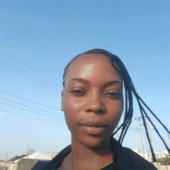 Woman filmed in portrait video in Bauchi, Nigeria