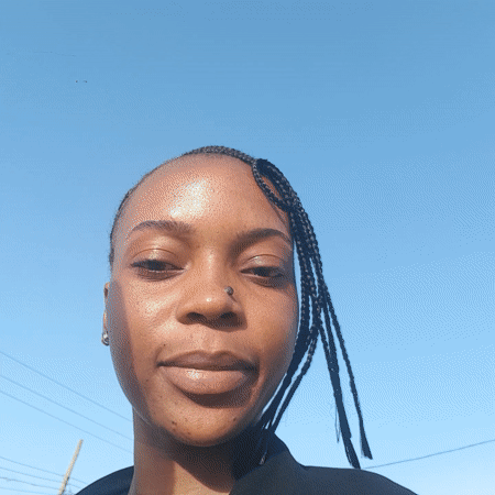 Woman filmed in portrait video in Bauchi, Nigeria