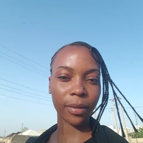 Woman filmed in portrait video in Bauchi, Nigeria