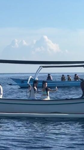 Morning boat activity observed off Indonesian coast