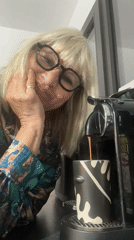 Early morning coffee moment captured in Chambœuf, France