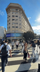 Everyday Buenos Aires street life captured during evening hours