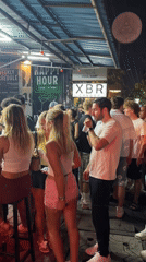 Nightlife scenes captured across Canggu bars and streets