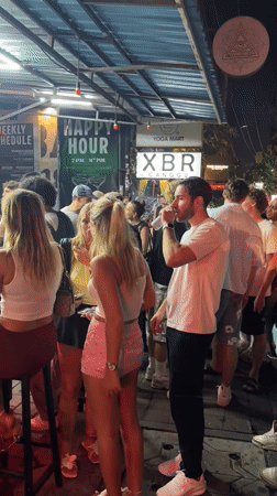Nightlife scenes captured across Canggu bars and streets