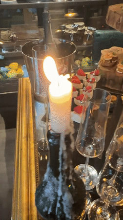 Elaborate appetizer buffet documented in Новоглаголево restaurant setting