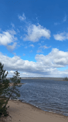 Scenic water views documented in Vekoshinka, Russia