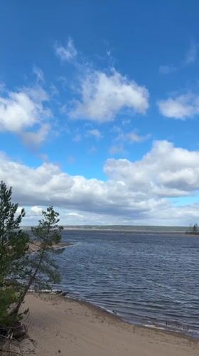 Scenic water views documented in Vekoshinka, Russia