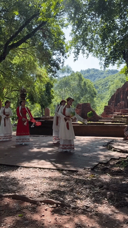 Traditional performances and ancient ruins at Mỹ Sơn Sanctuary