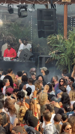 Outdoor dance party draws diverse crowd to NYC courtyard venue