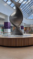 Morning shopping mall scenes documented in Izhevsk, Russia