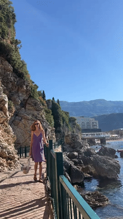 Morning coastal exploration in Budva, Montenegro