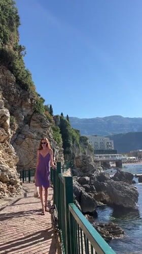 Morning coastal exploration in Budva, Montenegro