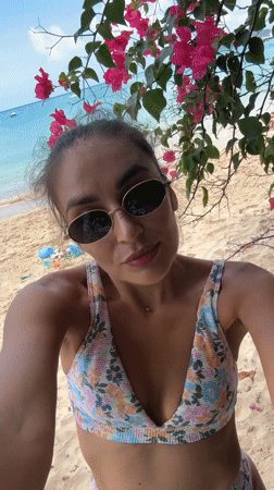 Morning beach life documented in Wichit Thailand