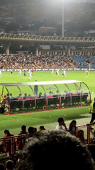 Night football match at Yerevan's Republican Stadium