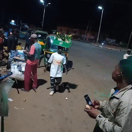 Nighttime street life documented in Bukuru, Nigeria marketplace district