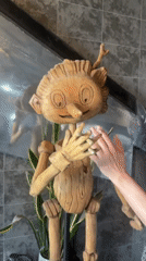 Routine Mexico City moments: puppet smoking, truck directing, elevator use