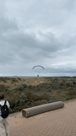 Overcast afternoon on the Knokke-Heist coast