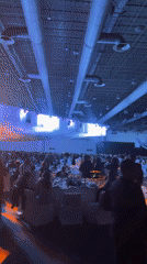 Banquet hall gathering observed in Mexico City early morning