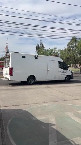 Municipal vehicles spotted parked in Arica, Chile