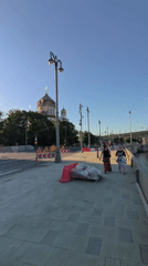 Sunny afternoon views of Moscow landmarks captured June 6