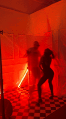 Indoor celebration with cake and dancing captured in Busmantsi