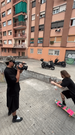 Saturday skate session filmed on the streets of Badalona