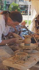 Traditional craft demonstrations draw crowds in Blagoevgrad market square