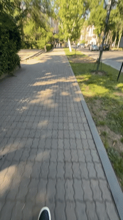 Early morning stroll along Swan Lake, Yerevan
