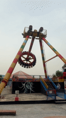 Giant pendulum ride operates in Abuja amusement park