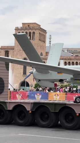 Military drone parade observed in Yerevan, Armenia