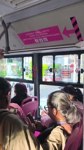 Night soccer and bus commuters captured in Mexico City