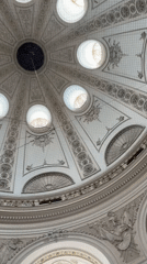 Vienna architectural documentation near Hofburg Palace captures dome interior