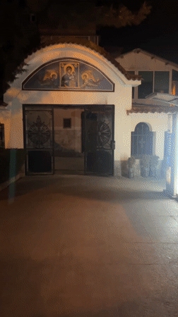 Easter preparations documented at illuminated religious sites in Asenovgrad, Bulgaria