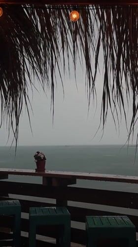 Rainy afternoon documented in Tsarevo, Bulgaria coastal town