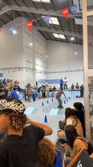 Indoor skateboarding competition draws crowds in L'Hospitalet de Llobregat