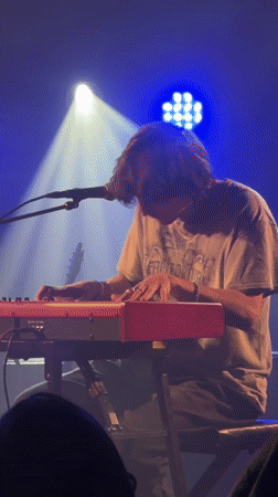 Musician performs on keyboard at Vienna venue