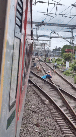 Possible trackside incident near Itarsi railway line