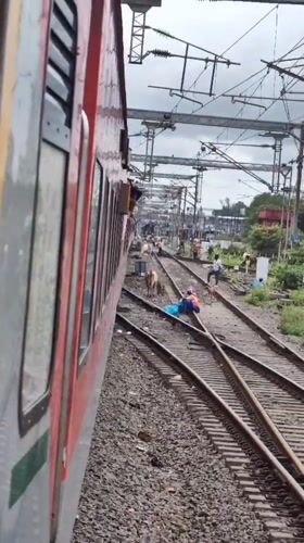 Possible trackside incident near Itarsi railway line