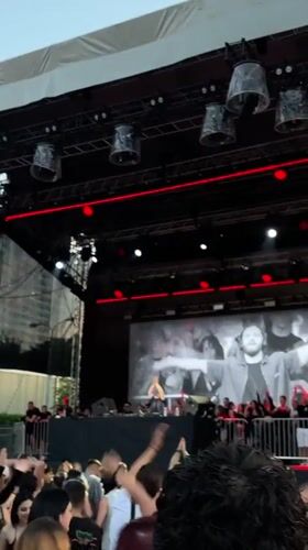 Electronic music festival draws crowds in Belgrade suburb