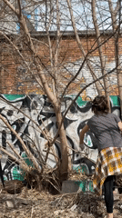 Community cleanup effort clears overgrown lot in Krasnoyarsk