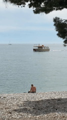 Casual afternoon scenes captured around Bar, Montenegro beachfront and restaurants