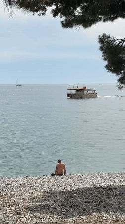 Casual afternoon scenes captured around Bar, Montenegro beachfront and restaurants