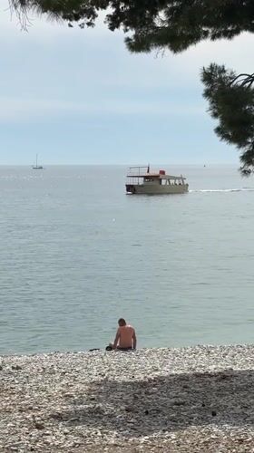 Casual afternoon scenes captured around Bar, Montenegro beachfront and restaurants