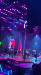 Choreographed stage performance underway in Vitebsk, Belarus