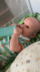Mother documents baby's daily routine in Moscow home