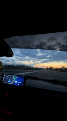 Evening highway traffic documented near Ignatievo, Bulgaria at dusk