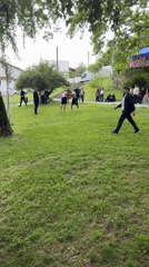 Wrestling match draws crowd in Bulgarian village field
