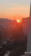 Partial solar eclipse observed over Stara Zagora, Bulgaria